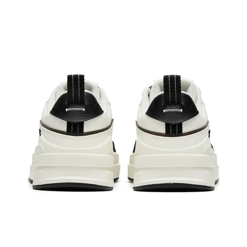 Anta Bump Slip Resistant, Abrasion Resistant, Breathable Low Top Skateboard Shoes Men's White Black-3