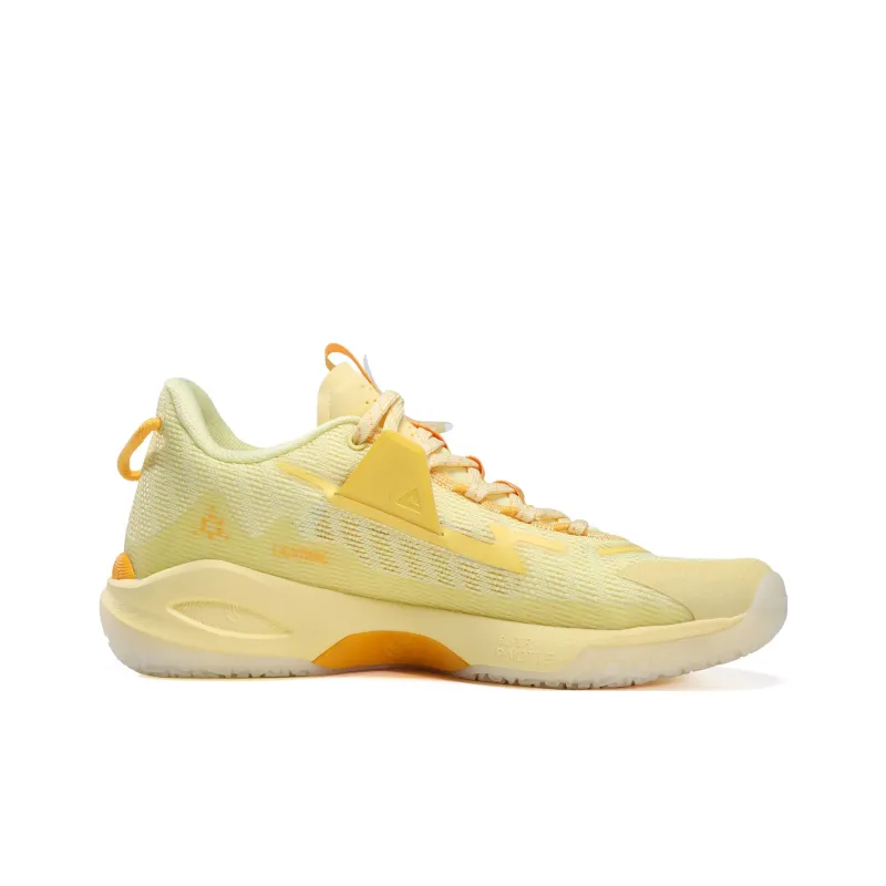 PEAK Lightning 9 Taichi Coverage Support Low Top Basketball Shoes Men's Yellow-1