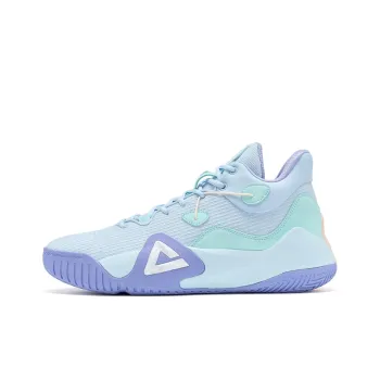 PEAK Sharp Marks Basketball Shoes Men Low Top Blue/Purple