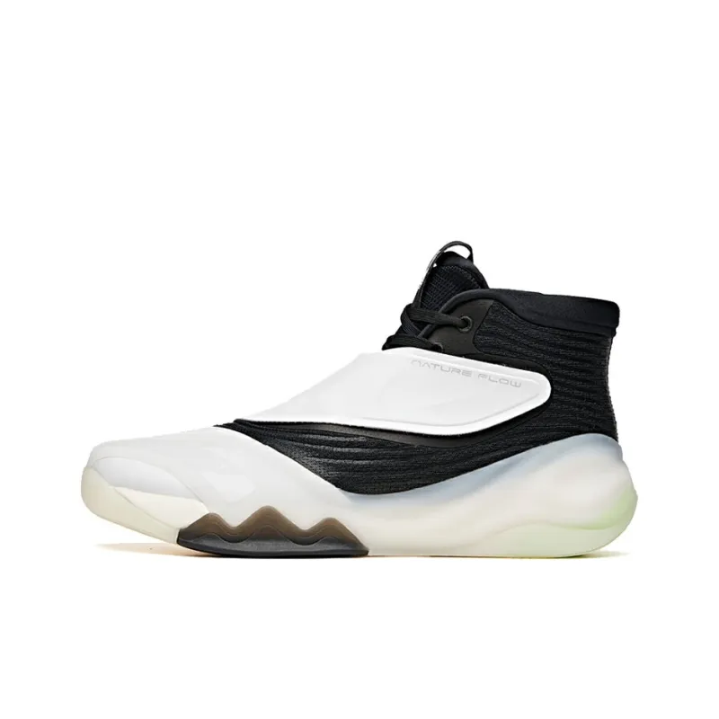 Anta KT6 'Flying White' Cushioning Anti-Slip And Wear-Resistant High-Top Basketball Shoes White Black-0