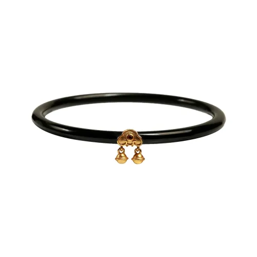 Artisan Lock Heart Jade Hetian Jade Bangles Women's Green Jade