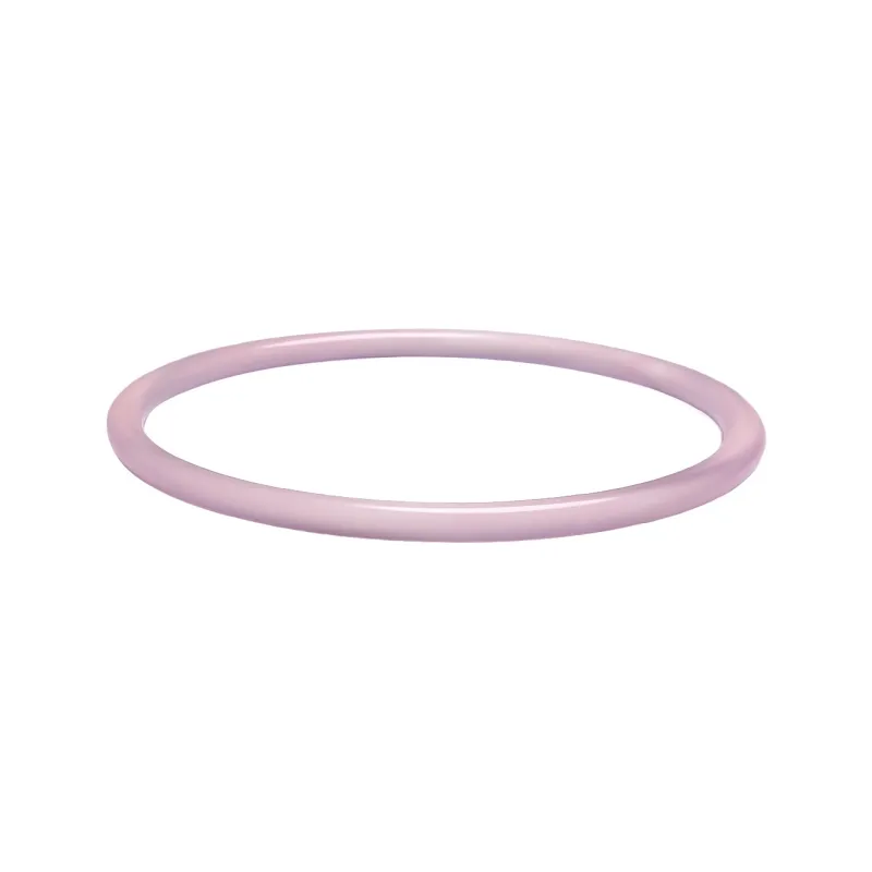 Artisan Lock Heart Jade Chalcedony Bangles Women's-0
