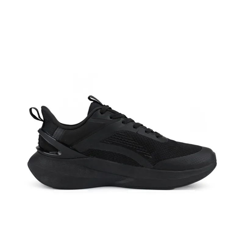 PEAK State Extremely Large Triangle 1.0 Running Shoes Men Low Top All Black-1