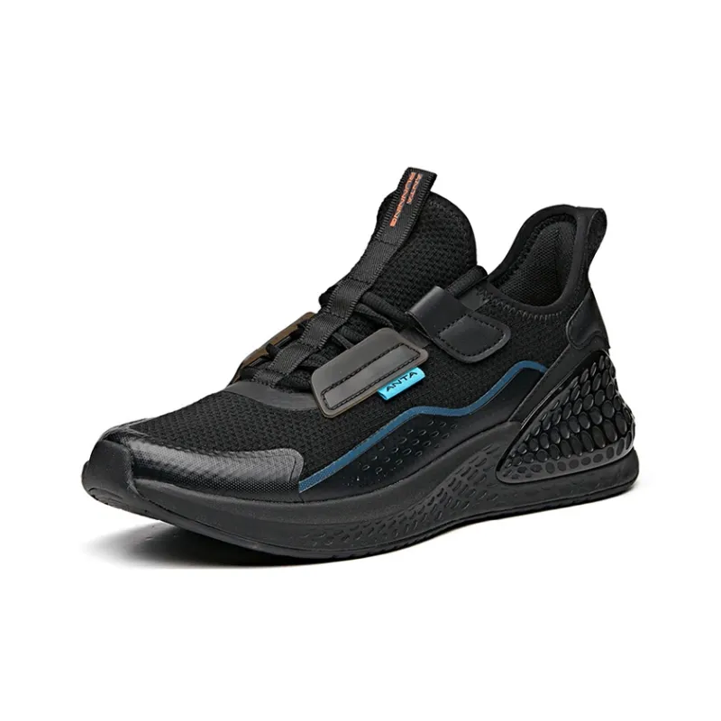 Anta C37 Series Cushioning Anti-Slip And Wear-Resistant Low-Top Running Shoes Blue Black-1