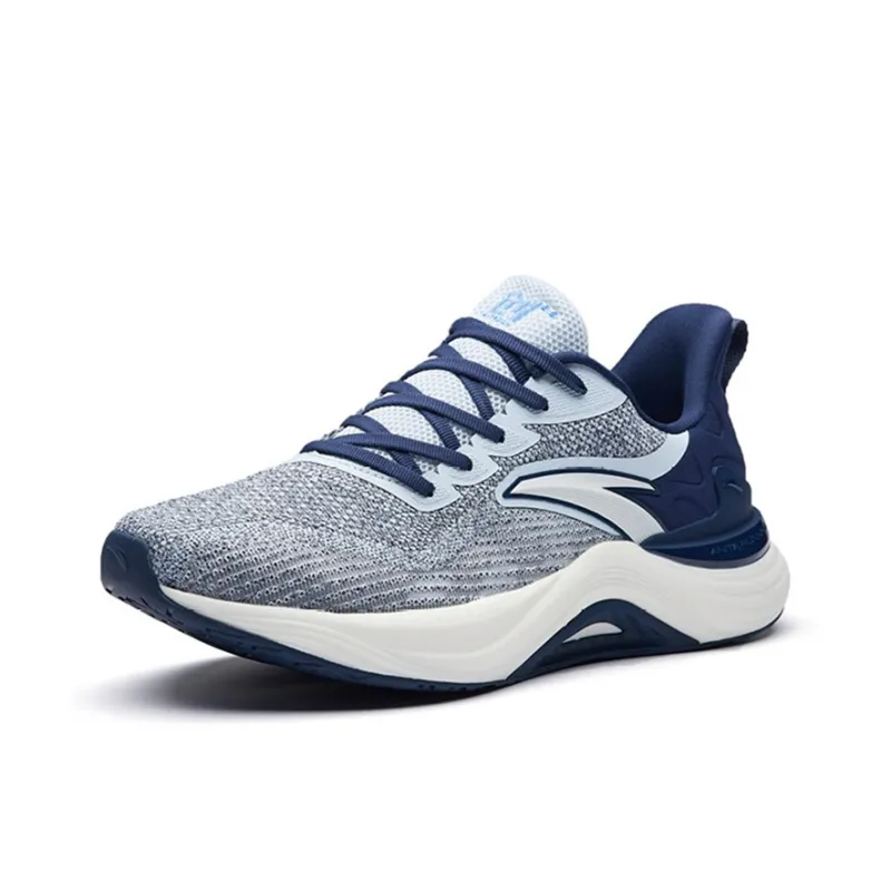 Anta 2.5 Shock Absorbers With Slip Resistant And Abrasion Resistant Properties Low Top Running Shoes Men's Blue Gray-1