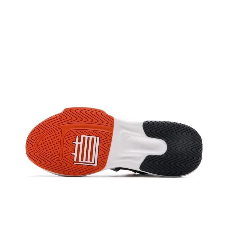Anta Bastard Life Collection Mid Top Skateboard Shoes Men's White Blue Black-4