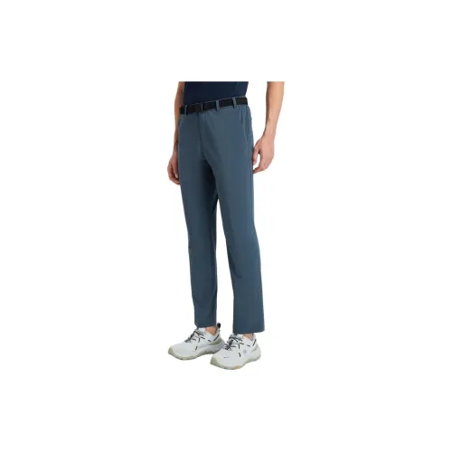 KOLON SPORT Casual Pants Men Gray Blue