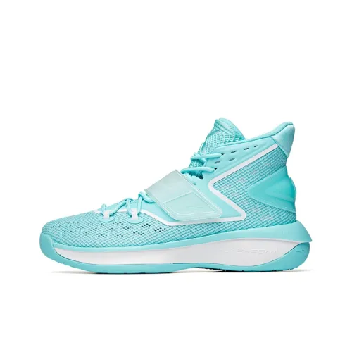 ANTA KT Ice Basketball Shoes Men High-Top Pool Blue