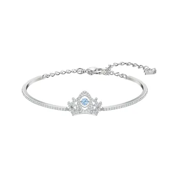 Swarovski Rhodium Plated Bangles Women's Blue