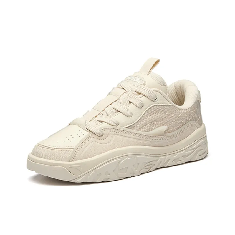 Anta Hot Height Increasing Low-Top Skateboard Shoes Men's Muddy Sandy Gray-2