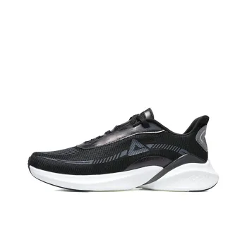 PEAK Flick 002 Cushioning Anti Slip And Wear Resistant Breathable Rebound Low Top Casual Running Shoes Men's Black