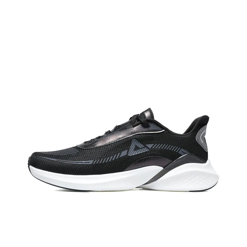 PEAK Flick 002 Cushioning Anti Slip And Wear Resistant Breathable Rebound Low Top Casual Running Shoes Men's Black-0