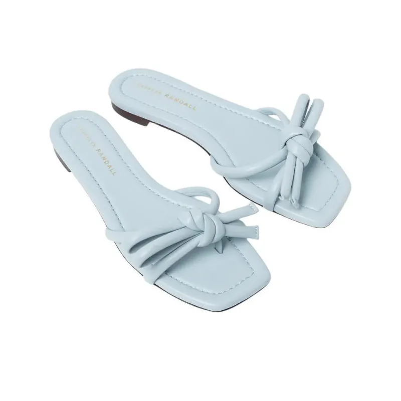 Loeffler Randall Slide Slippers Women's Blue-3