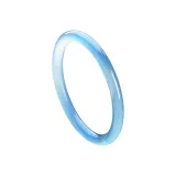 Icy Clear Sky Blue Bangle