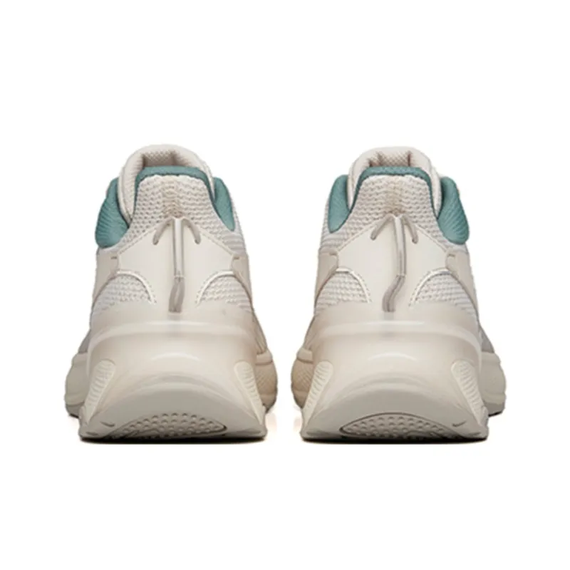 Anta C37 Series Overwhelming Breathable Low-Top Running Shoes Women's Gray Green-4