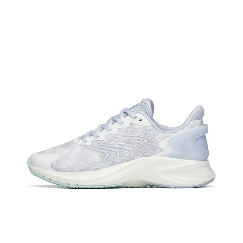 Anta Antelope Run 2 Wear Resistant Low Top Running Shoes Women's Purple White-0