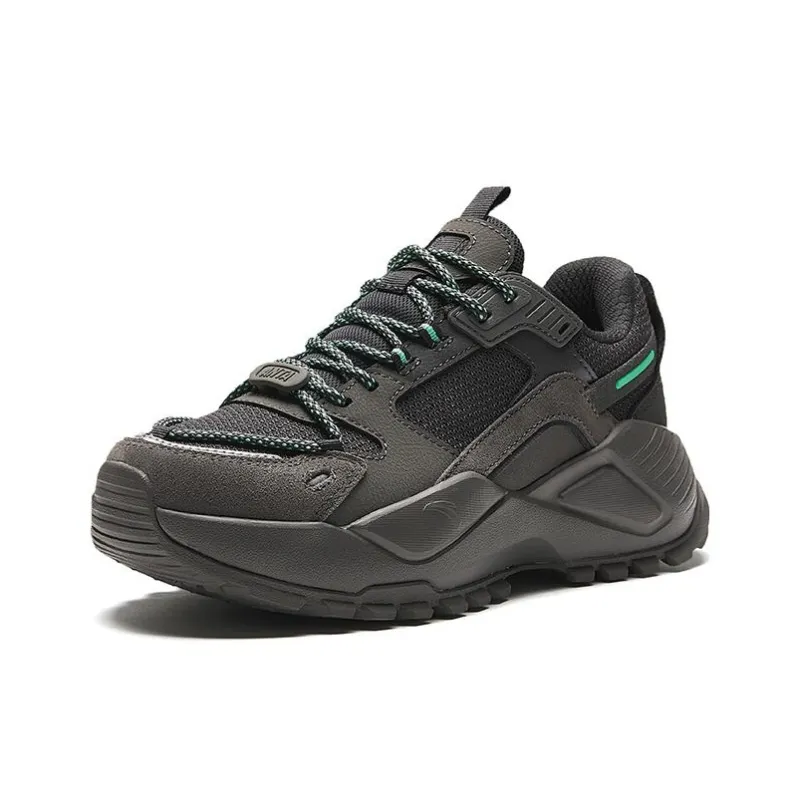 Anta Star River Cushioning Wear Resistant Low Top Casual Shoes Women's Gray-1