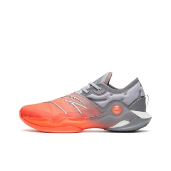 Anta Skyline 1 Low Lift Air Cushioning Anti Slip And Wear Resistant Low Top Basketball Shoes Men's Gray Orange
