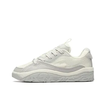 Anta Hot Slip Resistant Low Top Skateboard Shoes Women's White Gray