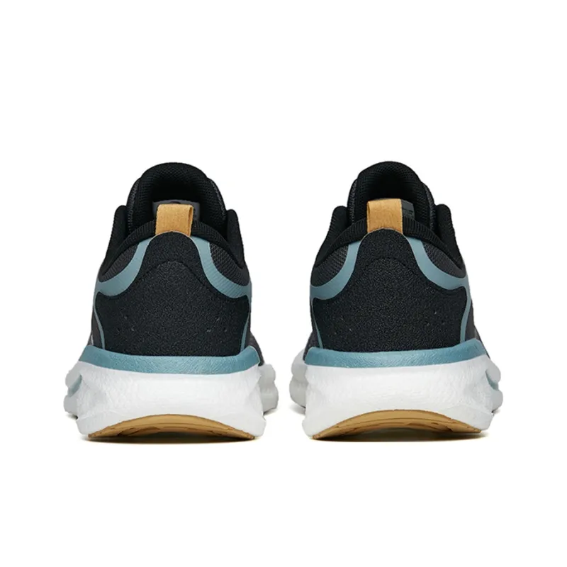 Anta Martian Foam Anti-Slip Wear-Resistant Cushioning Breathable Low-Top Running Shoes Men's Gray Black-3