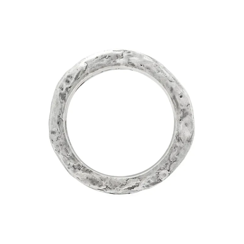 SAINT LAURENT Arty Hammered effect Bangle-1