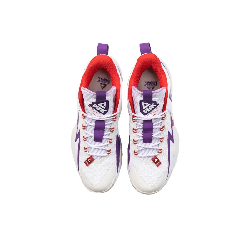 PEAK Attitude Extreme Series Basketball Shoes Men Mid Top Baymax/Light Purple-3