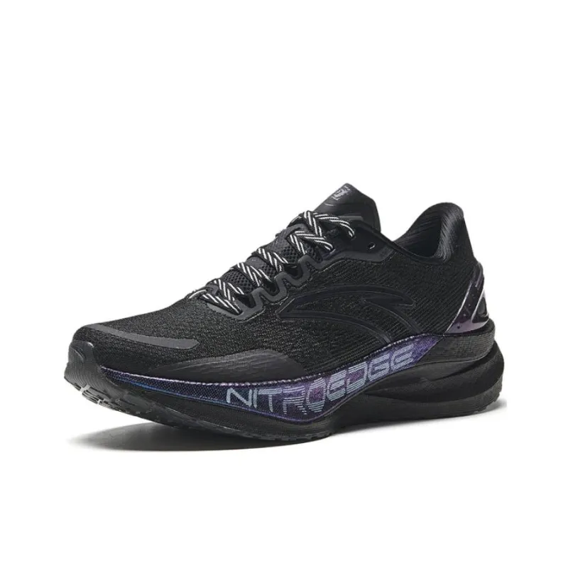 Anta Champion 2nd Gen Pro Cushioned Slip Resistant Abrasion Resistant Low Top Casual Running Shoes Men's Black-1