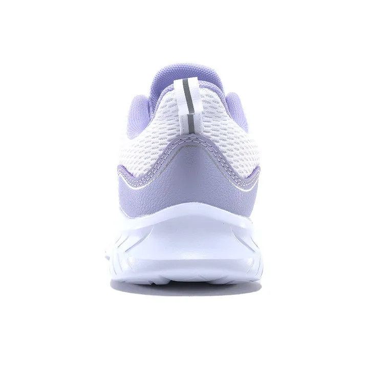 PEAK Qingyi Cushioned Anti Slip Wear Resistant Balanced Lightweight Low Top Running Shoes Women's Purple White-3