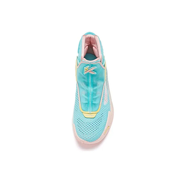 Anta KT5 Thompson Cushioning Anti-Slip And Wear-Resistant High-Top Basketball Shoes Blue-2