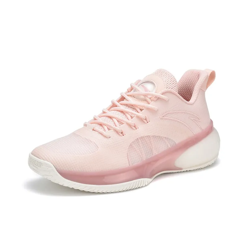 ANTA Cement Busters Basketball Shoes Men Low Top Fair/Baby Pink-1