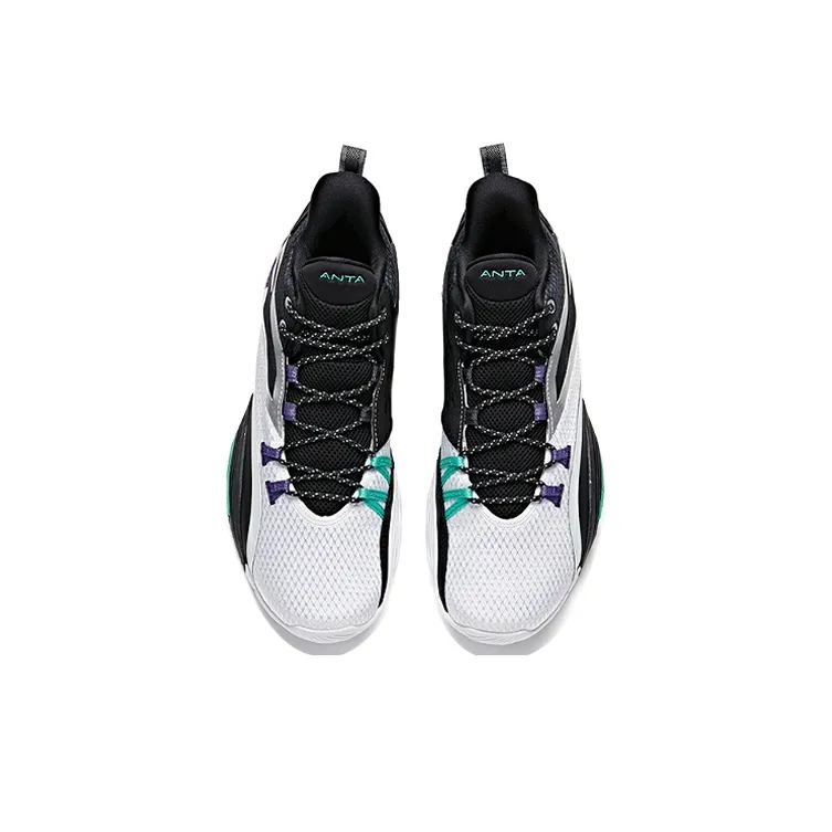 Anta UFO3.0 Sky Object 3 Low-Top Performance Basketball Shoes Men's Black White-2