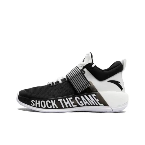 ANTA Hengsao4 Basketball Shoes Men Low-Top Black/White