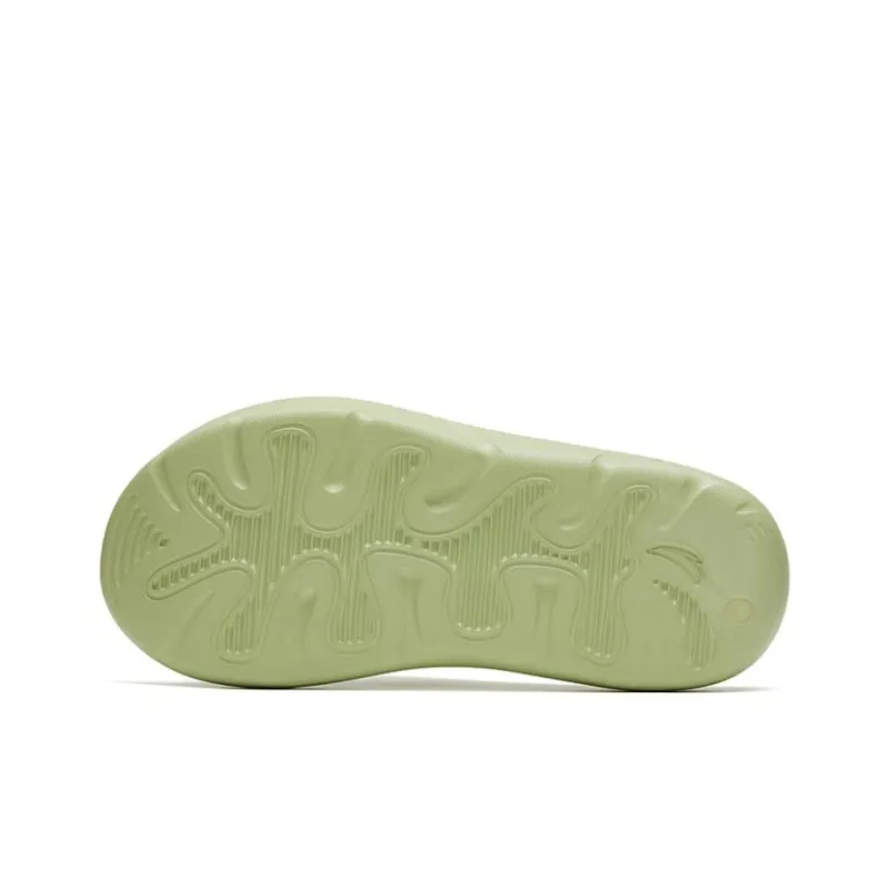 Anta C37 Series Slide Slippers Men's Green-4