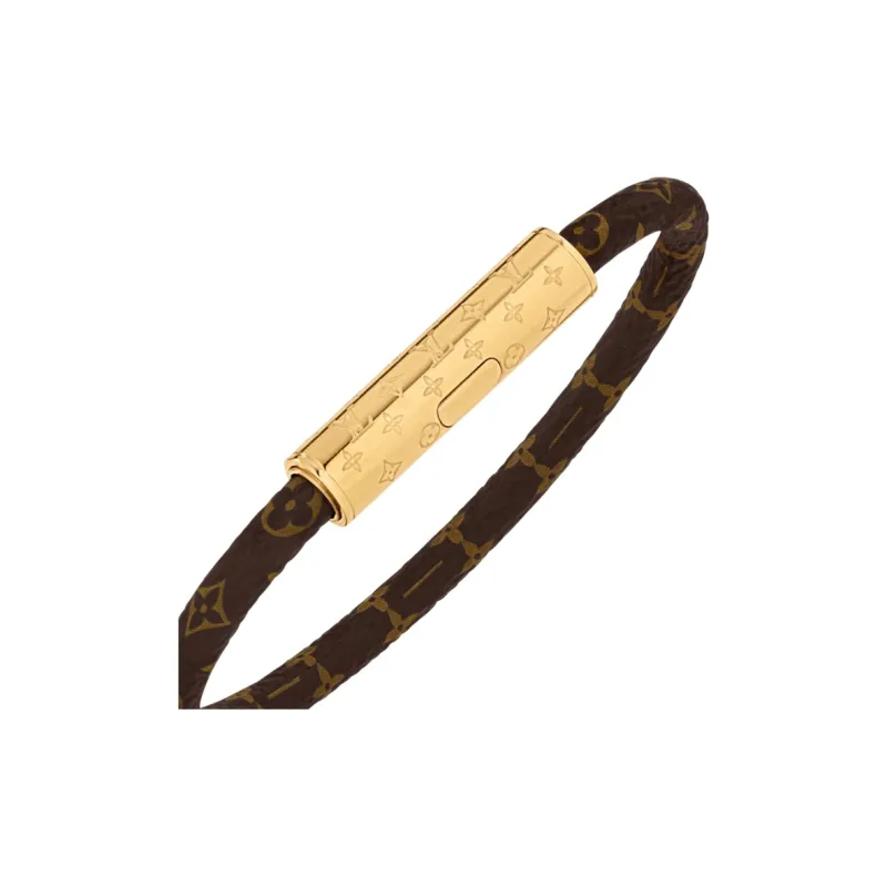 LOUIS VUITTON Confidential Bracelet Monogram-8