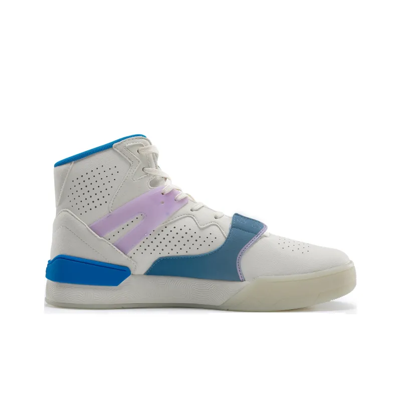 PEAK Taichi 910 High Top Skateboard Shoes Men's White-2