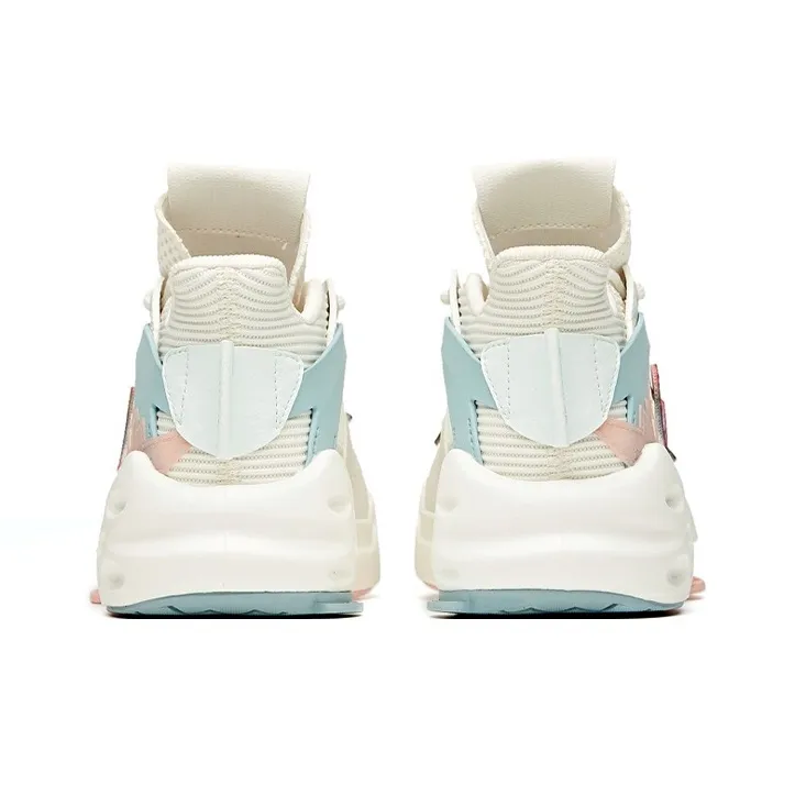 MARVEL x Anta Bastard Slip-Resistant Cushioning Wear-Resistant Breathable Mid-Top Skateboard Shoes Women's Ivory White-3