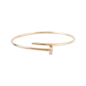 CARTIER 18k Bangles Women's Rose Gold