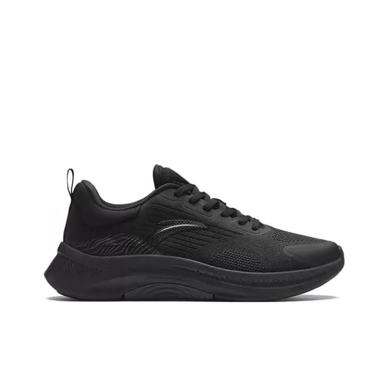Anta God Walk 5 Cushioning Wear Resistant Low Top Training Shoes Men's Black-1