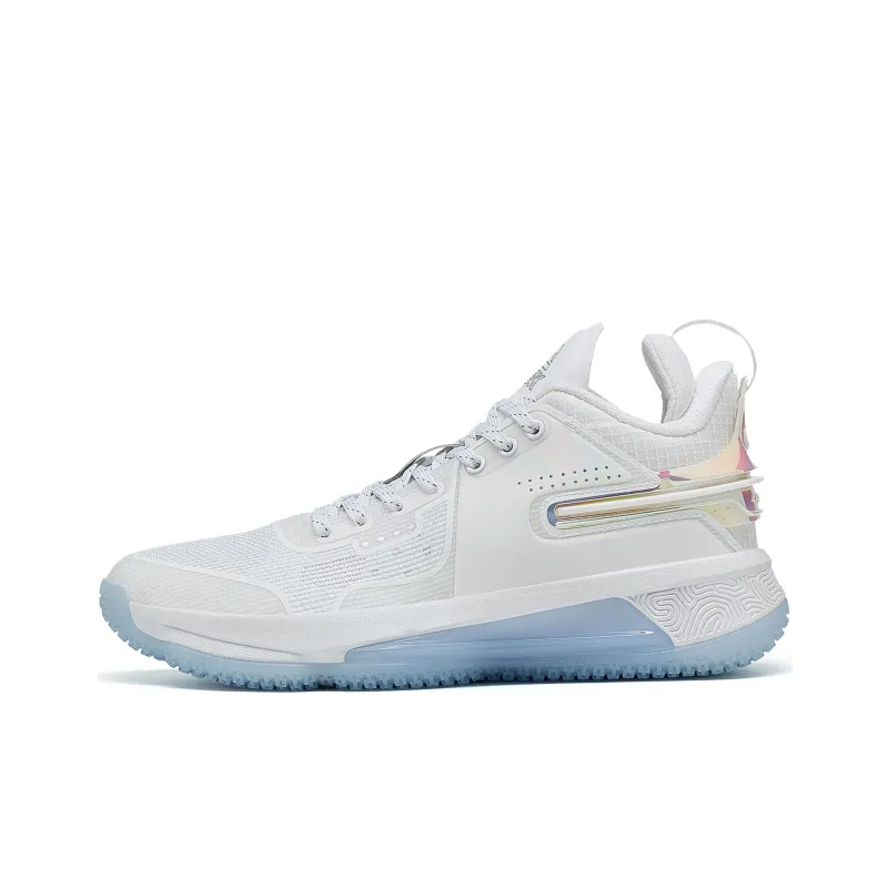 PEAK Flash 4 Power Edition Cushioning Anti-Slip And Wear-Resistant Low-Top Basketball Shoes White-0