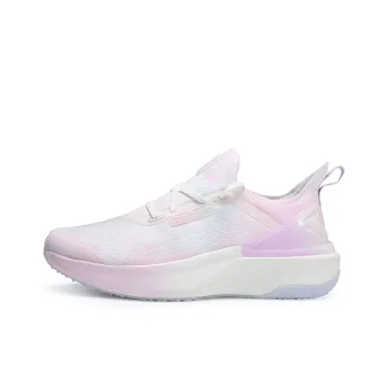 PEAK State Pole 4.0 Cushioning Anti Slip Wear Resistant Breathability Low Top Running Shoes Women's Light Snow Purple