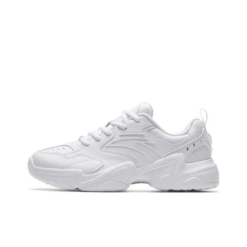 Anta Walker Anti Slip Wear Resistant Low Top Casual Shoes Women's White