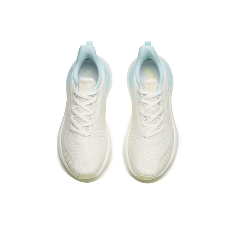 Anta 2.5 Cushioning, Abrasion Resistant, Breathable, Lightweight Low Top Running Shoes Women's White Green Blue-3