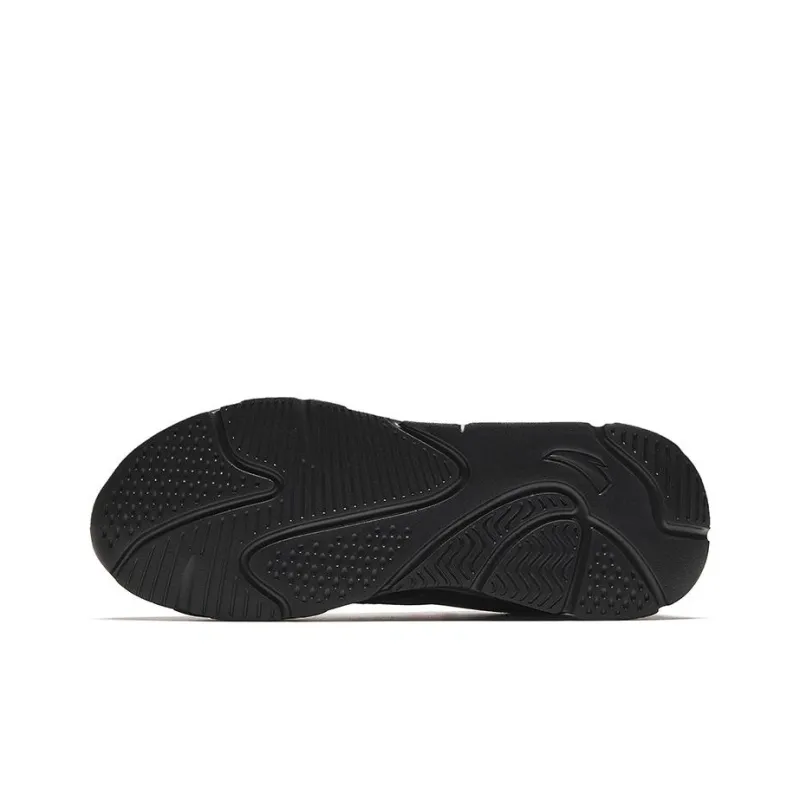 Anta Little Millennium Wear Resistant Low Top Casual Shoes Men's Black-4