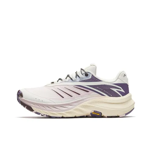 ANTA Explore The Wilderness Running Shoes Women's Low-Top Ivory White/Rose Quartz