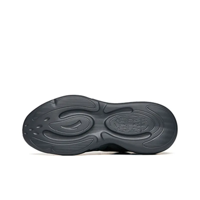 Anta Chao Worship 3.0 Anti Slip Wear Resistant Low Top Sports Casual Shoes Black Gray Color-5