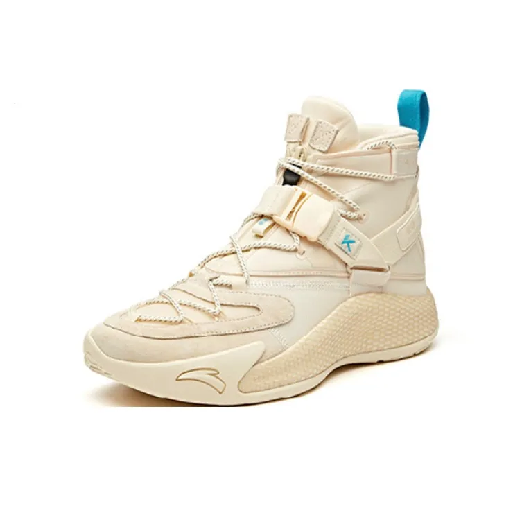ANTA Kt5 Basketball Shoes Men High Top Yellow-2