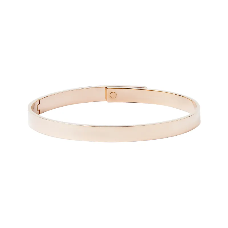 HERMES Kelly Rose Gold With Diamonds Bangles Women's-1