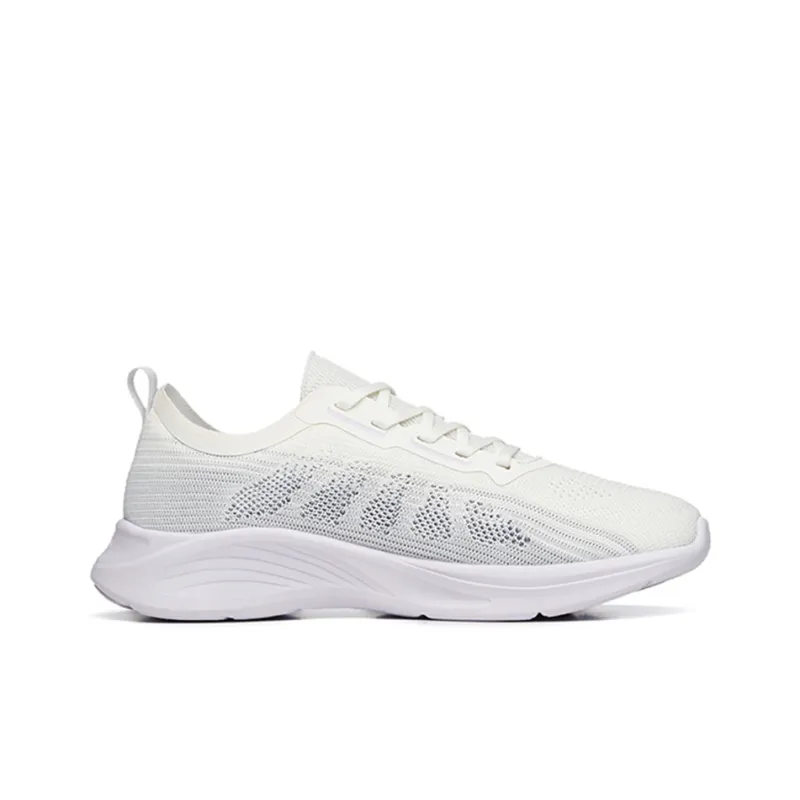 Anta Hydrogen Run III Breathable Low Top Running Shoes Women's White Purple-1
