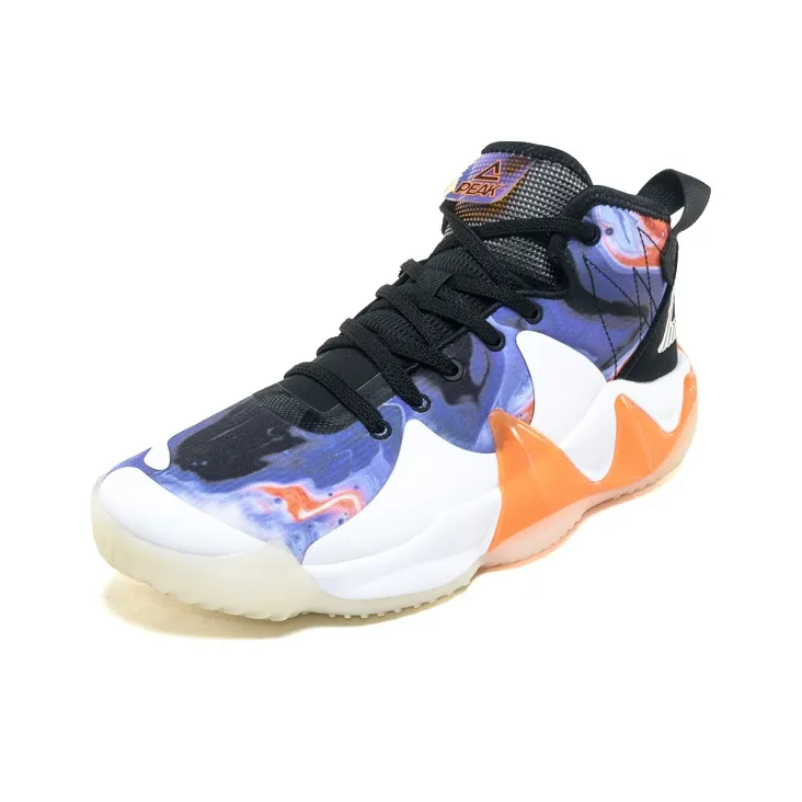 PEAK Monster 7 Cushioning, Slip Resistant, Abrasion Resistant, Coverage, Support High Top Basketball Shoes Men's Purple-2