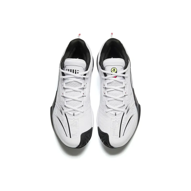 Anta Sweep 5 Cross The Road Cement Killer Coverage Low Top Basketball Shoes Men's White Black-2